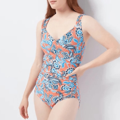 Jantzen Surplice Maillot One-Piece Swimsuit Size: 24