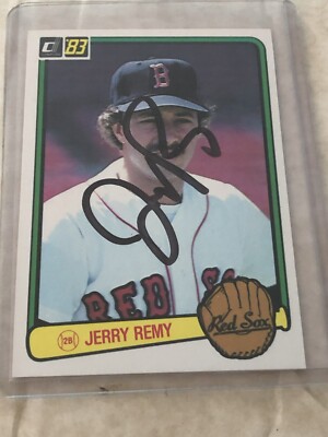 1983 Donruss Jerry Remy Auto #74 | eBay