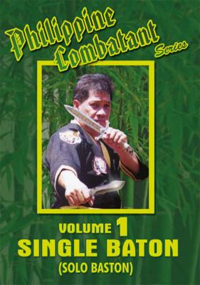 Philippine Combatant Vol.1 Single Baton DVD Ernesto A. Presas Kali Arnis