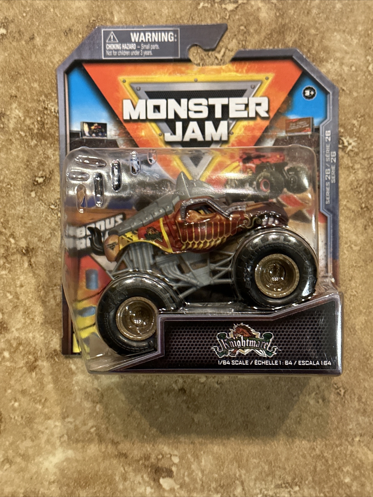 2022 SERIES 26 KNIGHTMARE SPIN MASTER Monster Jam TRUCK CRAZY CREATURES