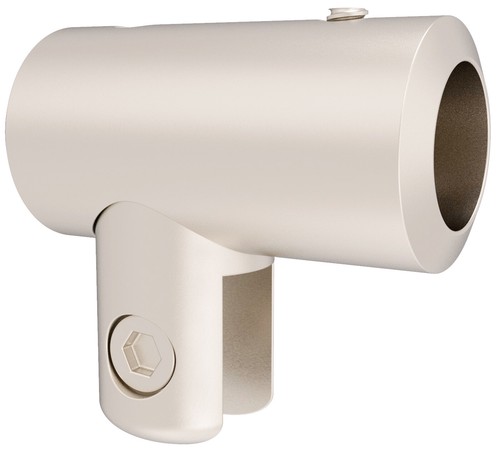 CRL S5PN Polished Nickel Support Bar U-Bracket for 3/8" and 1/2" Glass - Picture 2 of 7
