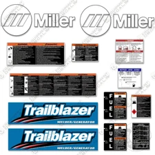 Fits Miller Trailblazer Decal Kit Generator Welder Replacement Stickers 