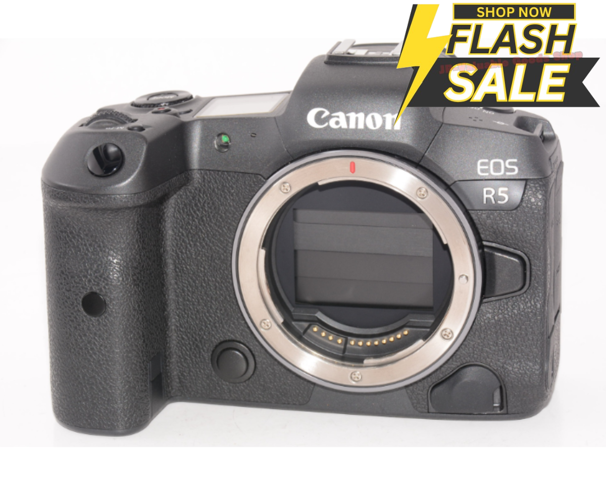 B] Canon EOS R5 45MP Full Frame Mirrorless Digital Camera Body
