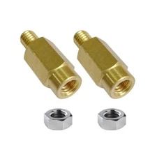 5/16"-18 Brass Battery Terminal Clamp Extension Bolts Male and Female Bolt Ex...
