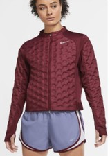 Nike Womens Aeroloft Down Running Jacket Dark Beetroot CZ1543-638 Size S  250