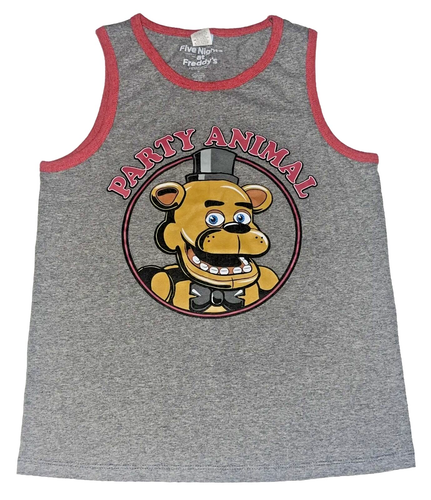 ✅ Five Nights at Freddy's FNaF 1 “Party Animal” Tank Top Youth M By Pacific - 第 1/6 張圖片