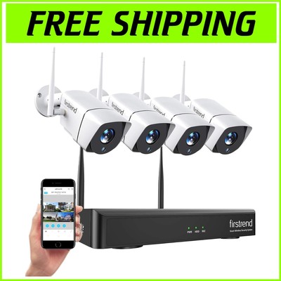 Plug and Play Wireless Security Camera System - 8CH 1080P NVR with Mobile Access