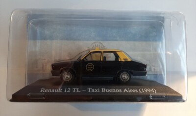 DIE CAST '' RENAULT 12 TL TAXI BUENOS AIRES (1994) ''SERVICE VEHICLES 1/43 n 17