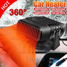 Upgrade 360  Car Heater Defroster Demister Heating Fan Electric Fast Heating