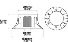 Manopole di controllo della velocità - Volume Tono per Gibson