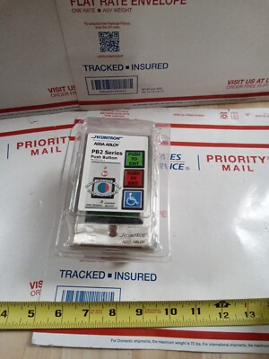 SECURITRON ASSA ABLOY PB2 Series Push Button 2'' Sq. 490-20920 NEW ,E1