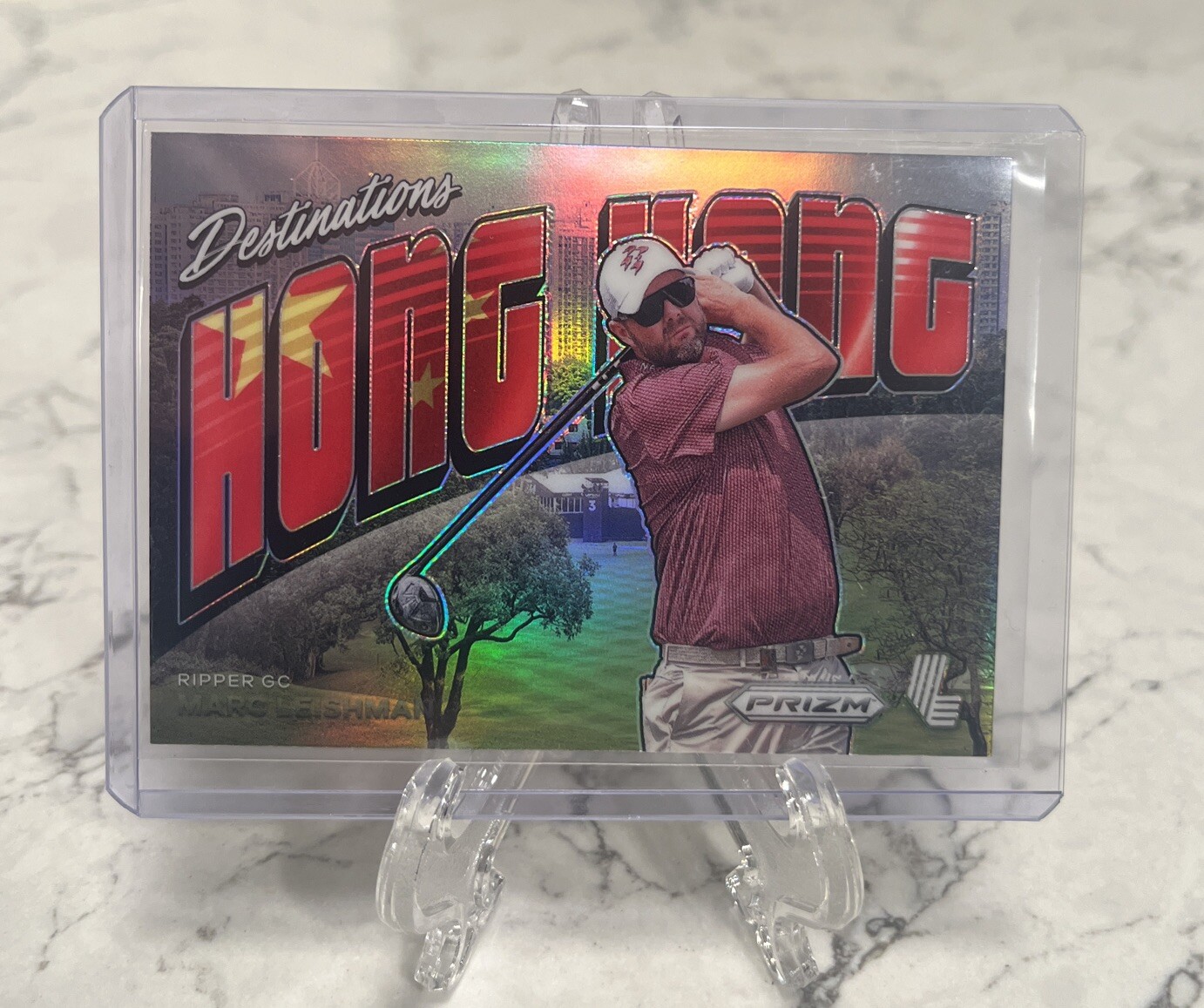 2024 LIV Golf Prizm Marc Leishman SSP Rare Hong Kong Parallel