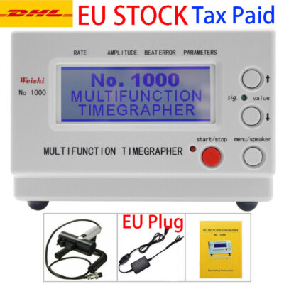 No.1000 Zeitwaagen Watch Multifunction Timegrapher Timing Calibration Machine CE