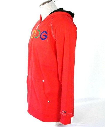 Coogi Signature Red Hooded Sweat Jacket Hoodie Youth Boys Medium M 10 12 NWT $70 - Picture 3 of 4