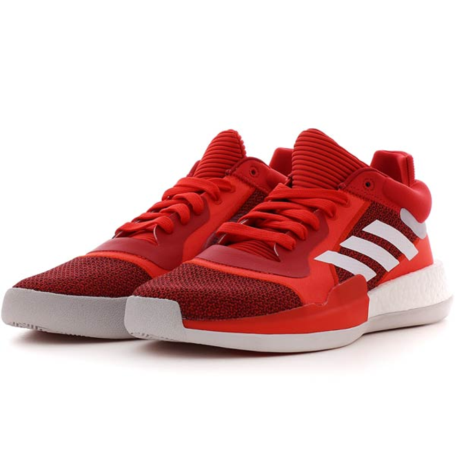 adidas Marquee Boost Low Basketball Shoes Red White F36305 