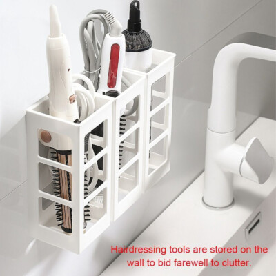 Box Hair Curling Stick Storage Rack Hairdressing Tools Organizer