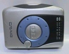 Craig Portable AM/FM Stereo Cassette Tape player BBS Bass Boast Tested Collector