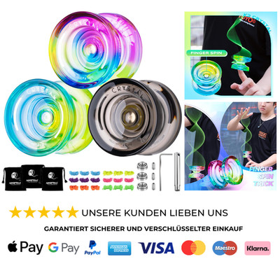 Magic Yoyo K2 3 Stück Dual Purpose Yoyo Kinder Erwachsene 18 Saiten
