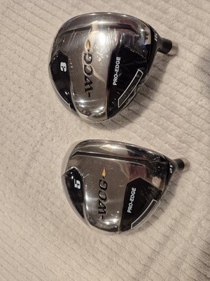 Warrior Custom Golf Pro Edge Fairway Wood Heads -3W &5W still in plastic