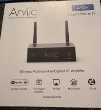 AirPlay 50W x 2 Stereo Amplifier for Home Audio Speakers - Multiroom Wireless