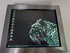 17" 10 Finger Multi Touch Monitor ELO ET1739L mit Edelstahl Einbaurahmen