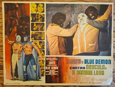 Santo y Blue Demon 1973 contra Drácula y el Hombre Lobo Wolfman Lucha Libre LC