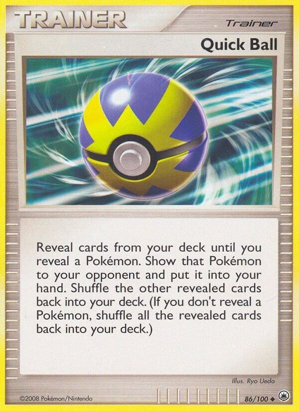 Quick Ball Reverse Holofoil Majestic Dawn 86/100 Pokemon