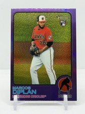 2022 Topps Heritage Marcos Diplan Chrome Purple Refractor #617