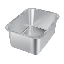 1X(3 Gallons Extra  Dog Water Bowl for  Dogs, Stainless Steel Dog Bowl High2947
