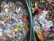 Lot of 50 Mixed Toy Cars Trucks Etc. Clearing Out 2 Large Bins Hot Wheels Etc. 