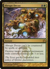 Abrupt Decay #141 - Return to Ravnica Rare Sinlge Magic: The Gathering