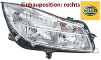 Hella 1EJ009630-321 Hauptscheinwerfer Rechts Scheinwerfer FüR Opel