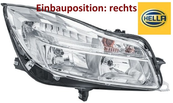 Hella 1EJ009630-321 Hauptscheinwerfer Rechts Scheinwerfer FüR Opel-image