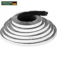 BüRstendichtung Selbstklebend 10M 5Mm X 9Mm FüR TüRen Fenster Dichtungen