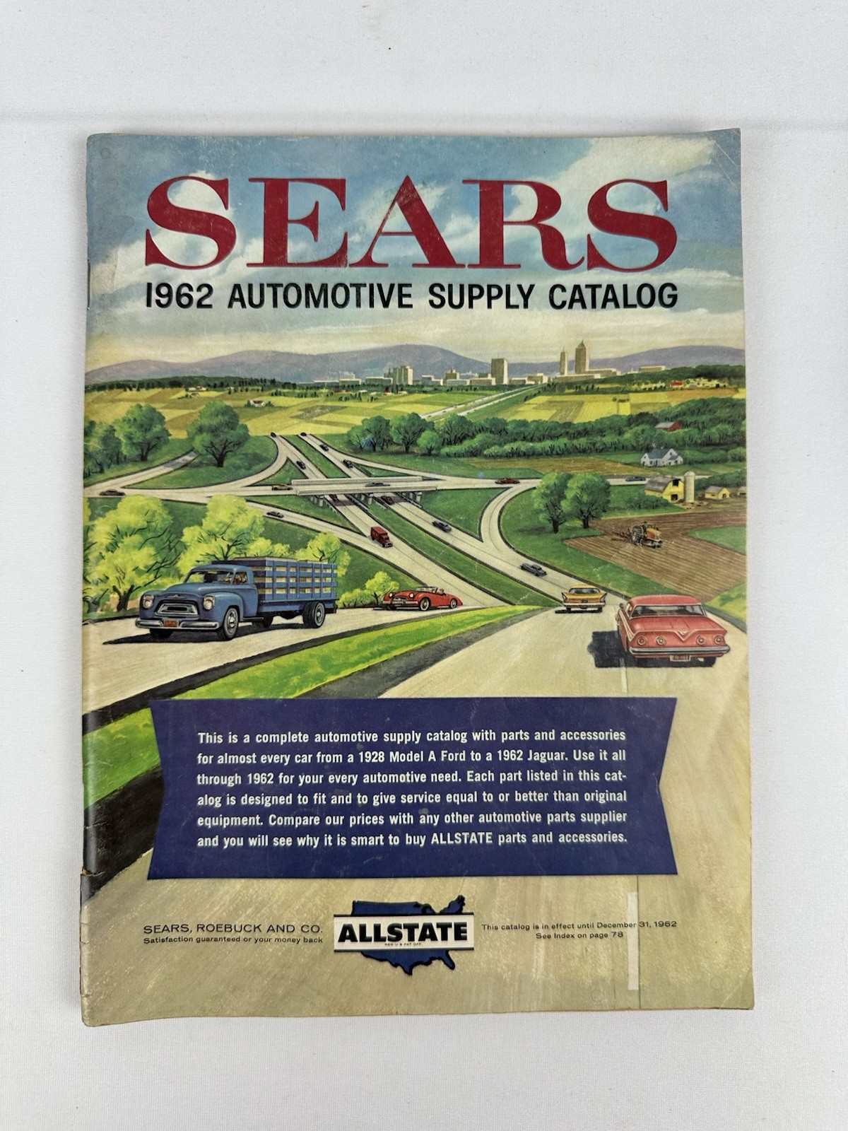1962 SEARS Automotive Supply Catalog AllState Parts & Service