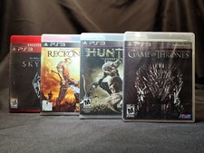 PS3 Games Bundle Lot of 4 Sony PlayStation 3 RPG - Game of Thrones - Hunted