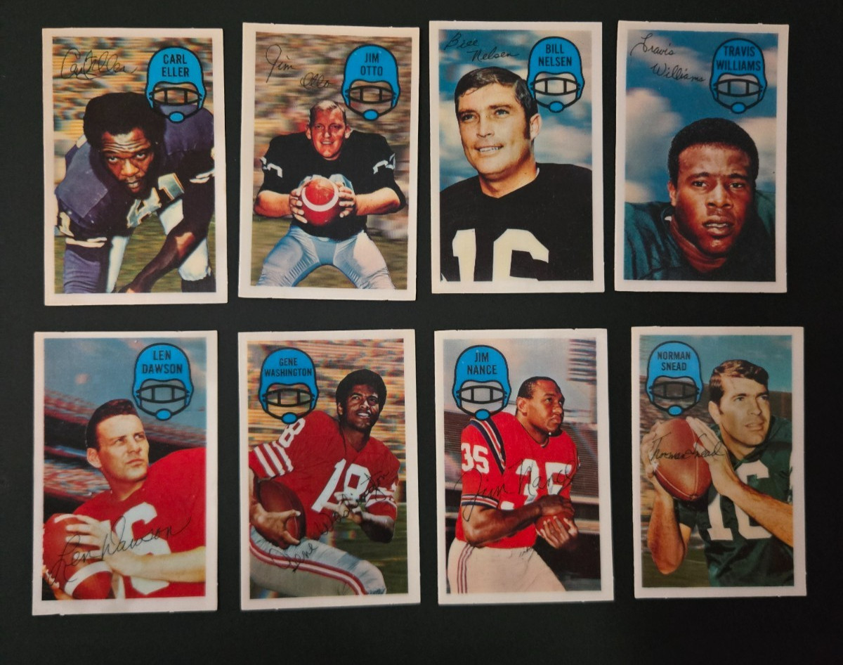 1970 KELLOGG'S FOOTBALL #1 - #60 NM YOU PICK ****FREE SHIPPING****