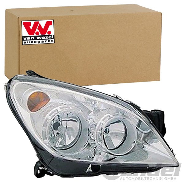 VAN Wezel H7/H1 Scheinwerfer Rechts Passend FüR Opel Astra | 3745964-image