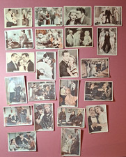 1936 Ardath Tobacco Cards - From Screen and Stage. 22 Card Lot. Inc Laurel&Hardy