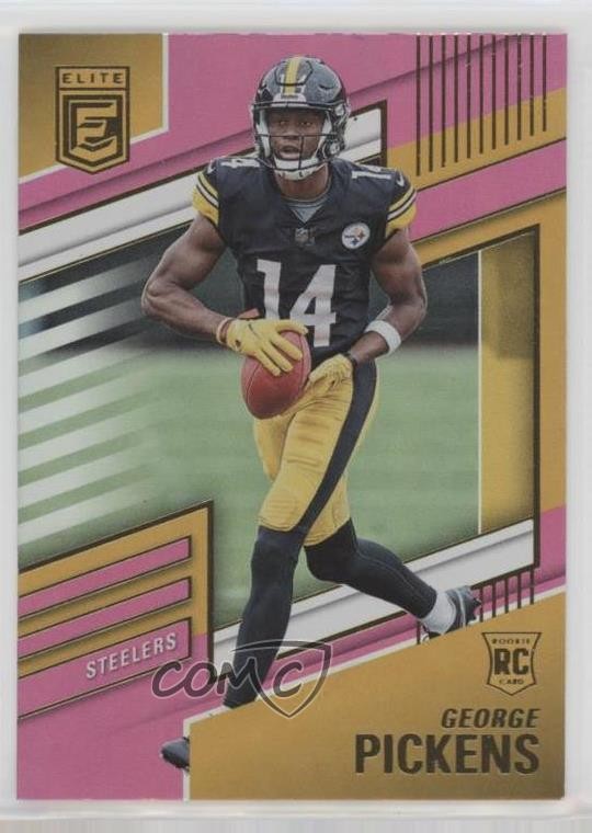 2022 Panini Donruss Elite Rookies Pink George Pickens #125 Rookie RC 11qd