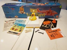 1971 MATTEL VERTIBIRD ASTRONAUT RESCUE ORIGINAL BOX  100% OPERATIONAL