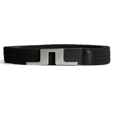 J.Lindeberg Women Lykke Braided Golf Belt Black - SS25 NEW