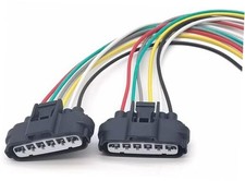 2 PCS Throttle Body Sensor Pigtail, 6 Pin Throttle Position Sensor Connector,