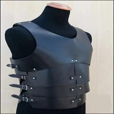 Medieval Genuine Leather Body Armor Warrior Veteran Cosplay Corset costume
