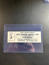 1973 Little League World Series Championship Ticket Williamsport, PA Aug 25 1973