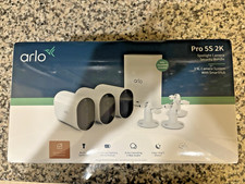 arlo pro 5s 2k Spotlight Camera Security Bundle, 3XL Camera System With SmartHub