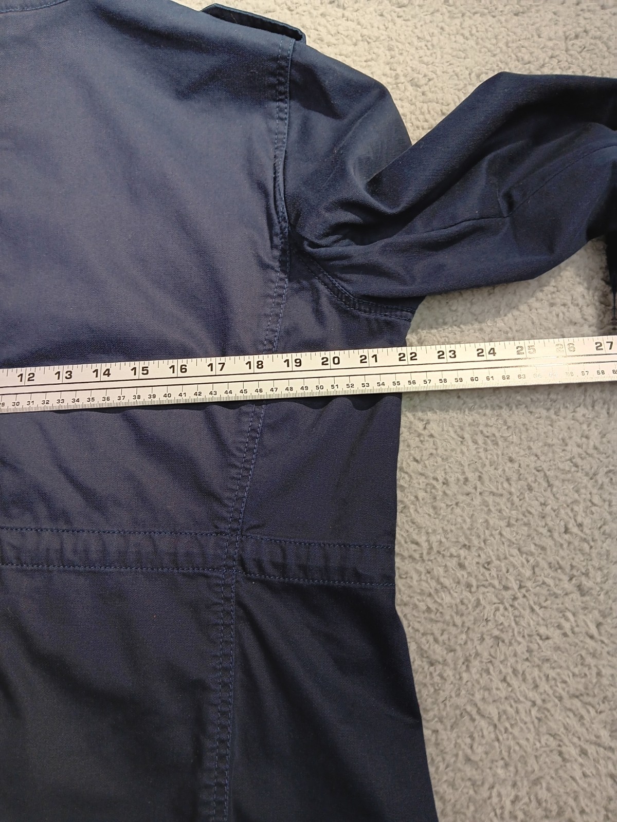 Talbots Jacket  Collared Button Front Pockets Dra… - image 7