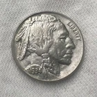 1934-P Type 2 Buffalo Nickel .5c Philadelphia Five Cent Coin