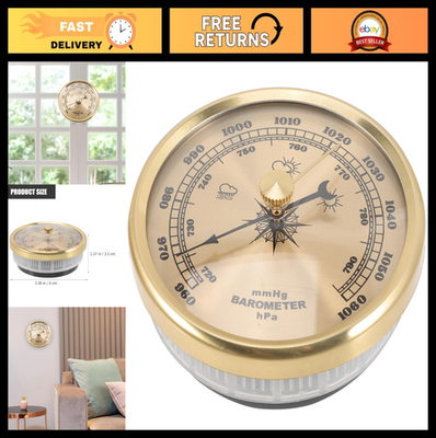 High Precision Adjustable Aneroid Barometer for Home, Weather