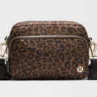 SAME DAY SHIP LULULEMON Everywhere Crossbody Bag 2L Metal Hardware~Leopardo/Gold